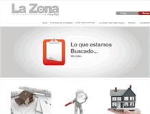 Tablet Screenshot of lazonafincaraiz.com